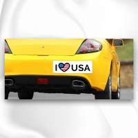 Customize Car Bumper vinyl Stickers high quality stickers