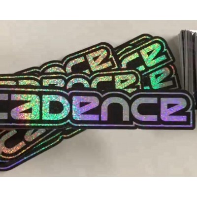 Custom Pvc cheap Holographic vinyl stickers printing