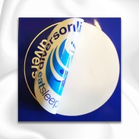 Custom window cling Stickers Double Sided printed Stickers