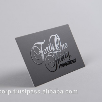 Customize High Quality business card foil Spot uv printing